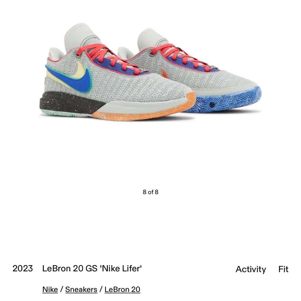Nike LeBron 20 GS 'Nike Lifer' Sneakers